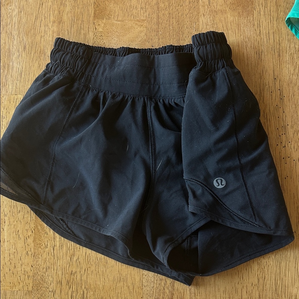 lululemon athletica Women's Black Athletic Shorts